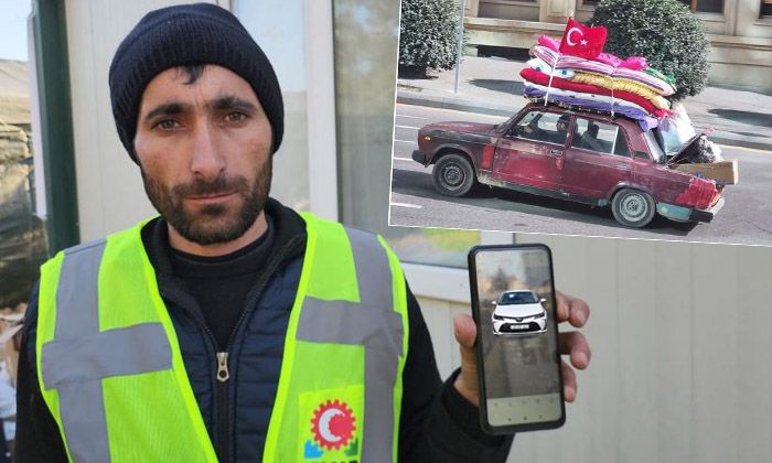 Kardeşliğin sembolü Server Beşirli’ye araba ile ev verildi