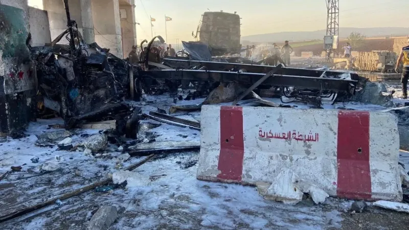 Azez’de bomba yüklü araç patladı: 9 ölü, 13 yaralı