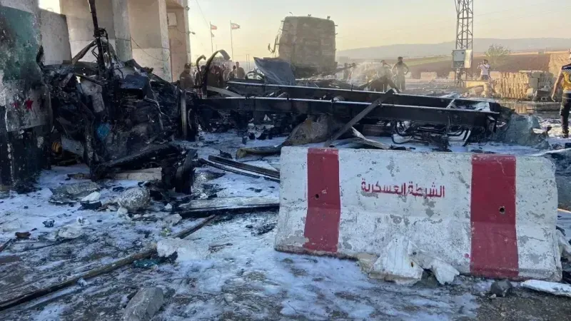 Azez’de bomba yüklü araç patladı: 9 ölü, 13 yaralı