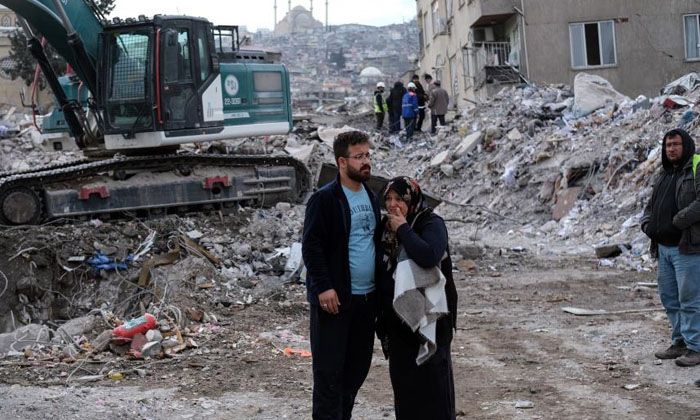 Kahramanmaraş’ta enkaz kaldırma çalışması sırasında inanılmaz ölüm