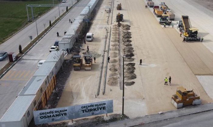 Osmaniye’de konteyner evler kurulmaya başlandı