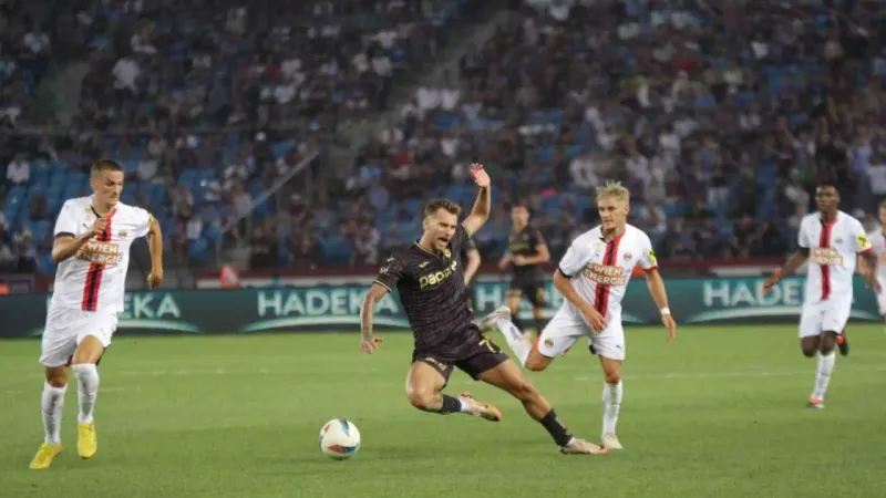 Trabzonspor evinde Rapid Wien'e kaybetti