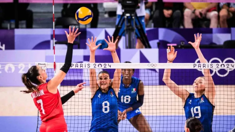 A Milli Kadın Voleybol Takımı, İtalya’ya mağlup oldu