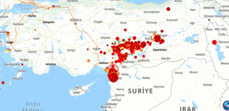 AFAD/KANDİLLİ NEREDE DEPREM OLDU? Gece Hangi İlde Deprem Oldu, Ölen Var Mı? Hatay’da 6,4 ve 5,8 Büyüklüğünde Depremler…