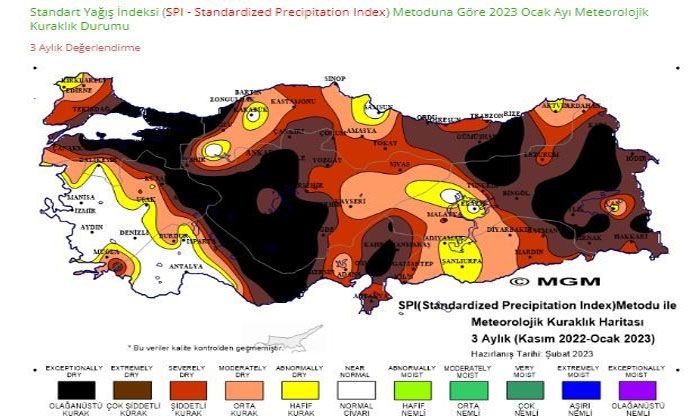 Kuraklık tehlikesi büyüyor