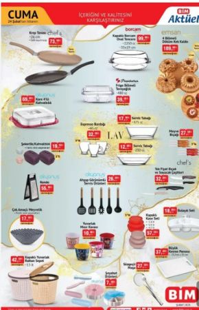 Bim hafta sonuna bomba indirimlerle giriyor! 24 Şubat BİM aktüel ürünleri yine kuyruğa neden olacak!