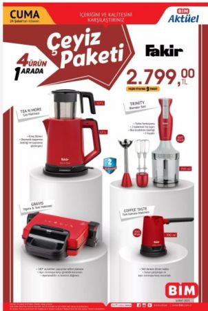 Bim hafta sonuna bomba indirimlerle giriyor! 24 Şubat BİM aktüel ürünleri yine kuyruğa neden olacak!