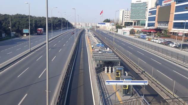 Sokağa çıkma yasağı sonrası İstanbul havadan görüntülendi