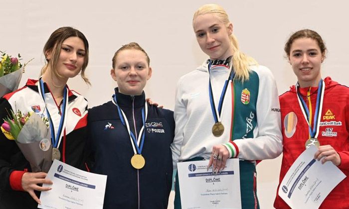 Nisanur Erbil, Tallinn’de gümüş madalya kazandı