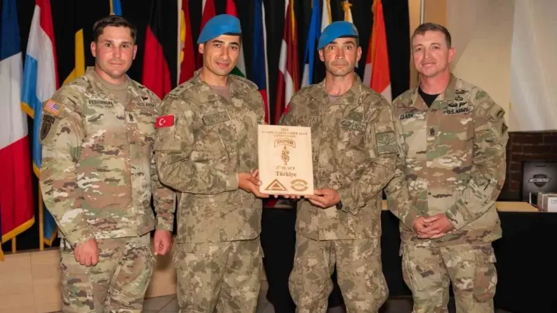 Türk askeri 8’inci Avrupa En İyi Keskin Nişancı Timi Yarışması’nı galip tamamladı