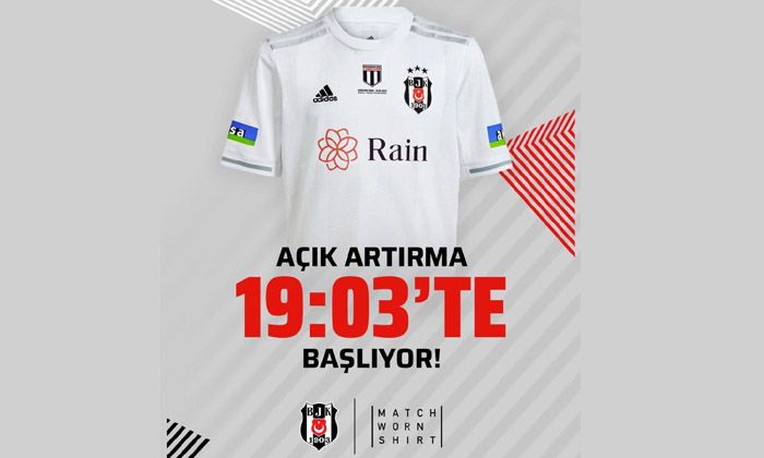 Beşiktaş, formaları depremzedeler için açık arttırmaya koyacak