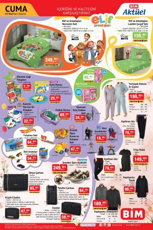 BİM yine keseleri mest etmek için çalışmış! İşte 3 Mart aktüel ürünleri