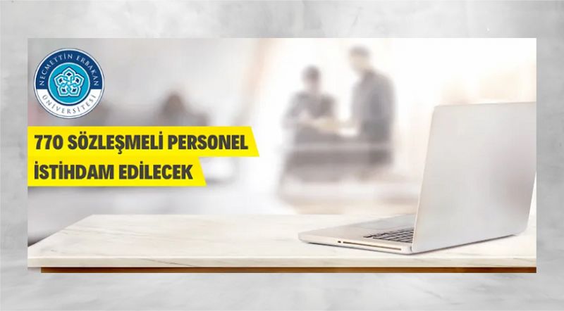 Necmettin Erbakan Üniversitesinden Personel Alacak