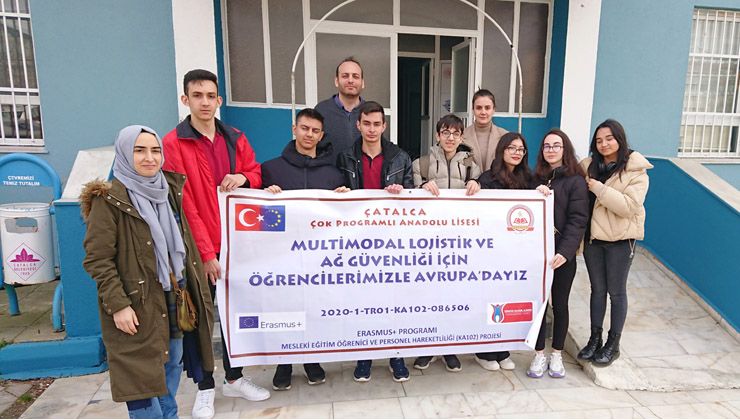Çatalca Çok Programlı Anadolu Lisesi, Erasmus+ Projesini tamamladı