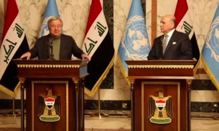 BM Genel Sekreteri Guterres altı sene sonra Irak’a geldi