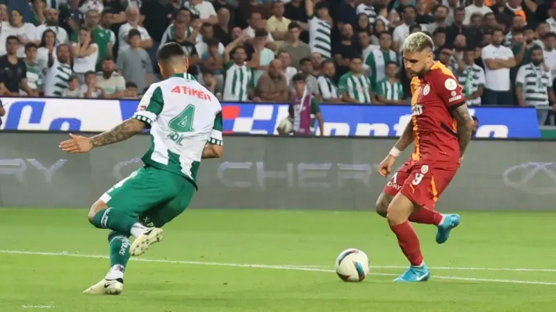 Galatasaray, Konyaspor deplasmanından 3 puanla dönüyor Galatasaray, Konyaspor deplasmanından 3 puanla dönüyor
