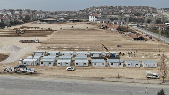 50 dönümün üzerindeki bir alana 500 konteyner konulacak