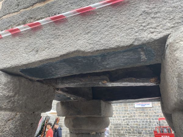 Tarihi Dört Ayaklı Minare’ye Karbon Fiber Güçlendirme