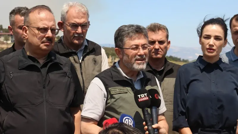 Tarım ve Orman Bakanı Yumaklı: "10 personelimiz ve 59 vatandaşımız dumanlardan etkilendi"