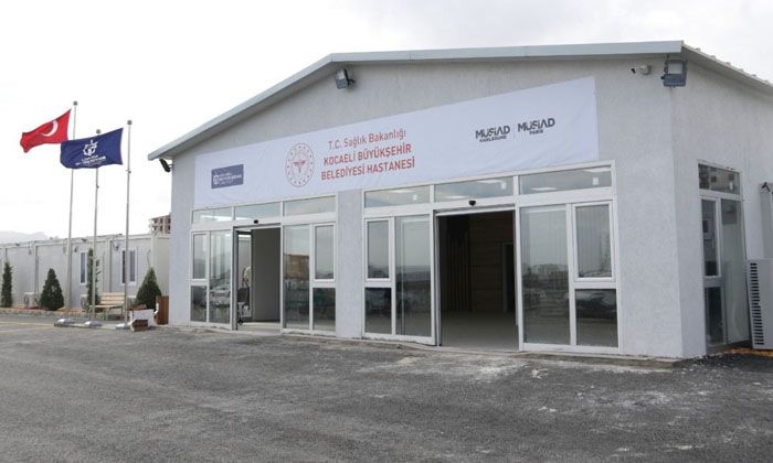 MÜSİAD desteği ile Hatay’da inşa edilen sahra hastanesi hasta kabulüne başladı