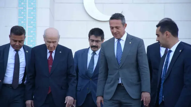 Ali Koç MHP lideri Bahçeli ile görüştü Ali Koç MHP lideri Bahçeli ile görüştü