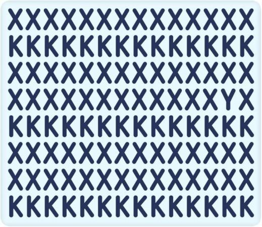 Resmin arasına gizlenmiş farklı harfi 13 saniyede bulanlar dahi sayılıyor!