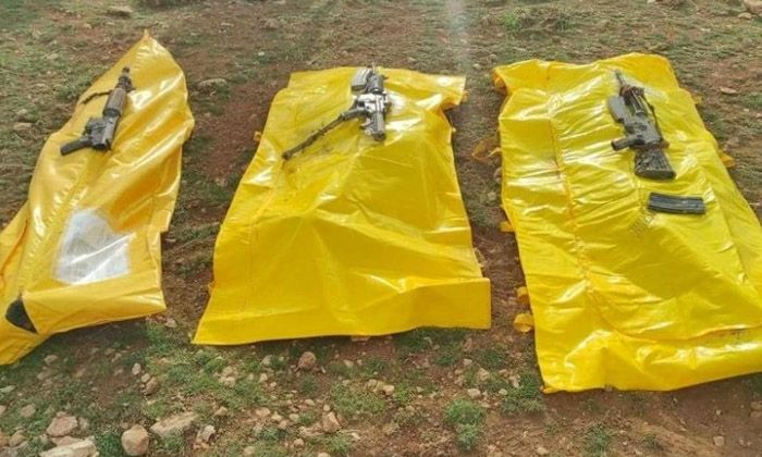 Üç terörist daha sarı torbaya girdi Üç terörist daha sarı torbaya girdi