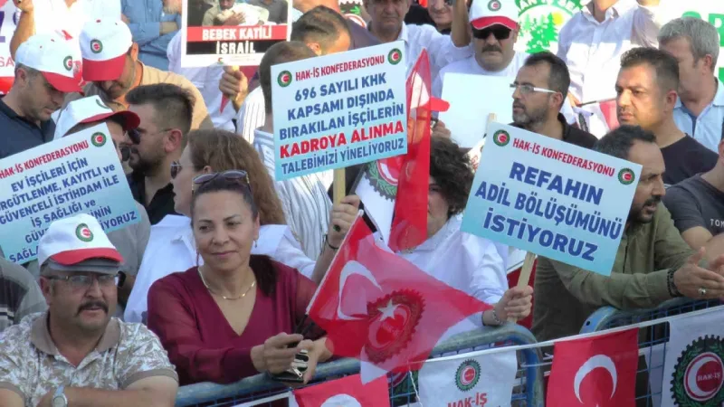 HAK-İŞ Genel Başkanı Arslan: "Türkiye zor günlerden geçiyor fakat hep birlikte aşacağız"