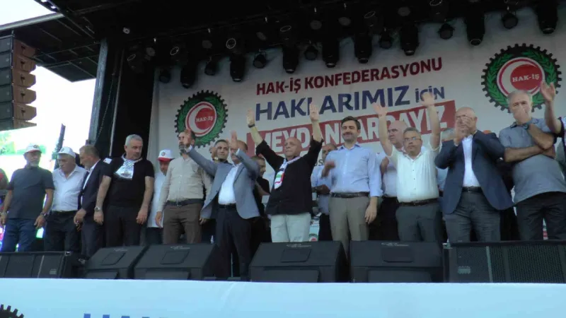 HAK-İŞ Genel Başkanı Arslan: "Türkiye zor günlerden geçiyor fakat hep birlikte aşacağız"