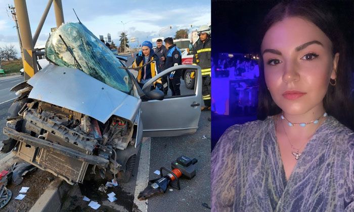 Tekirdağ’daki kazada Beste Atur hayatını kaybetti Tekirdağ’daki kazada Beste Atur hayatını kaybetti