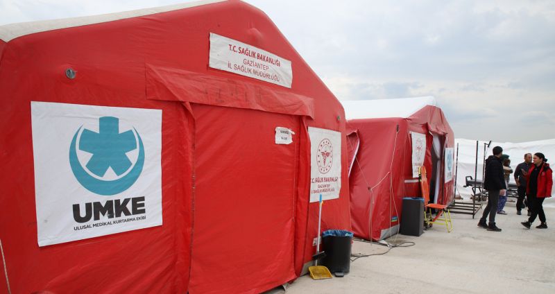 Nurdağı’nda Sahra Hastanesi Kuruldu