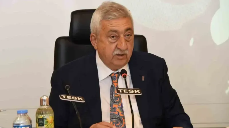 TESK Başkanı Palandöken: "Kredi kartlarındaki taksit tutarı biraz esnetilmeli"