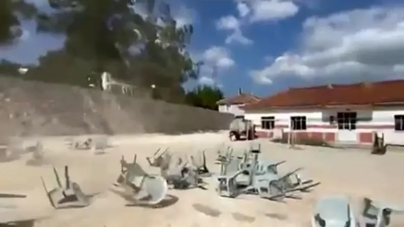 Bursa’da hortum paniği yaşandı