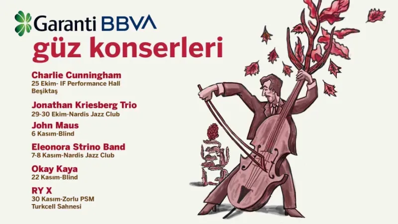 Garanti BBVA Güz Konserleri Eylül’de başlıyor Garanti BBVA Güz Konserleri Eylül’de başlıyor