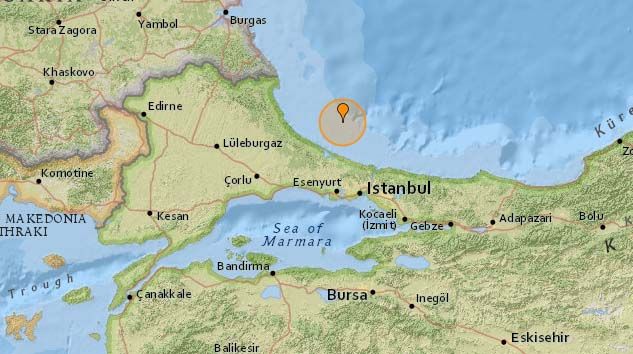 İstanbul’da 4.1 büyüklüğünde deprem