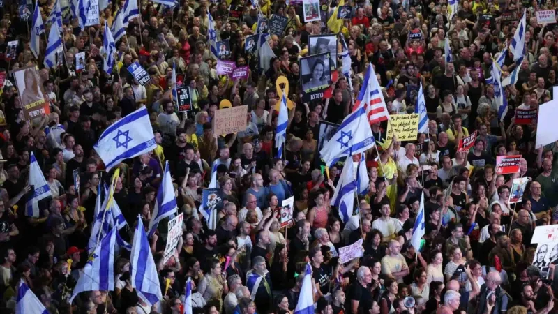 İsrail’de yaklaşık 500 bin kişiden Netanyahu’ya ateşkes çağrısı