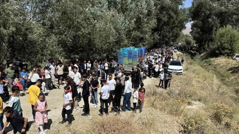 Aşiret festivaline 20 bin kişi katıldı, 300 koyun kesildi