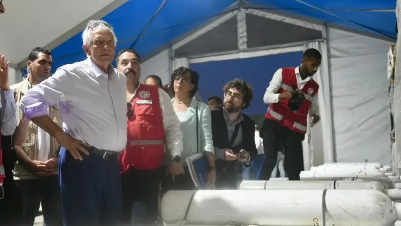 AB Yüksek Temsilcisi Borrell’den Refah sınırına ziyaret