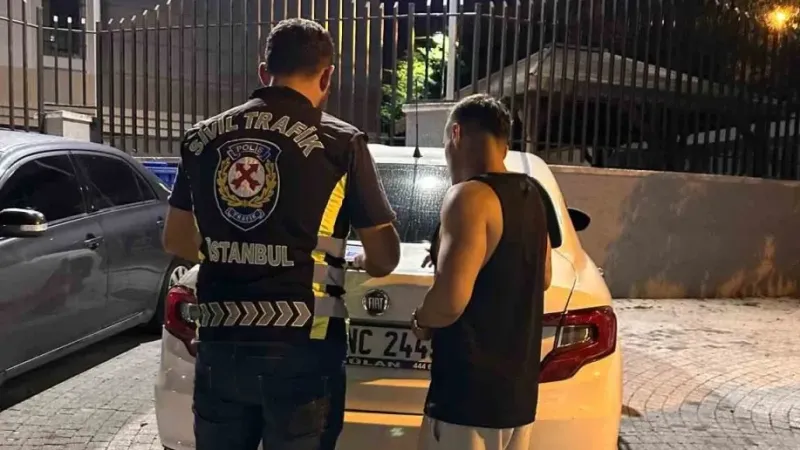 Ümraniye’de düğün konvoyunda drift yapan sürücüye 36 bin 950 TL ceza