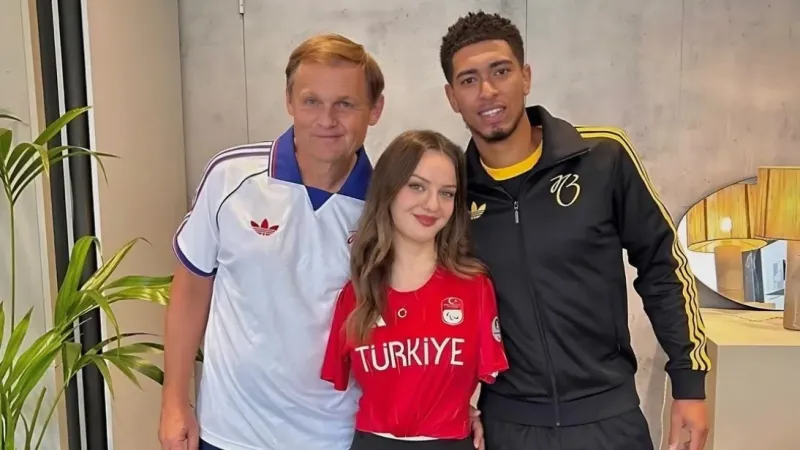 Sümeyye Boyacı, Real Madrid’in yıldızı Jude Bellingham ile bir araya geldi