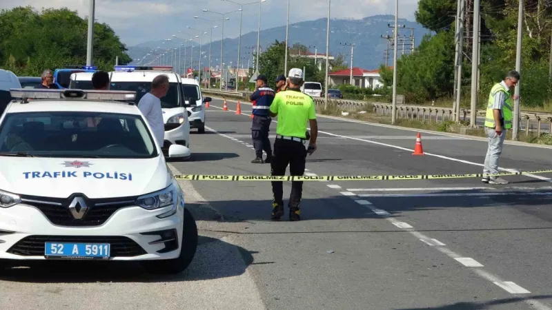 Ordu’da ‘dur’ ihtarına uymayan motosiklet sürücüsünün çarptığı astsubay şehit oldu