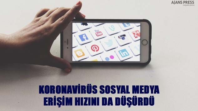Koronavirüs sosyal medya erişim hızını düşürdü