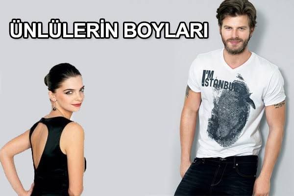 Ünlülerin boyları şaşırttı