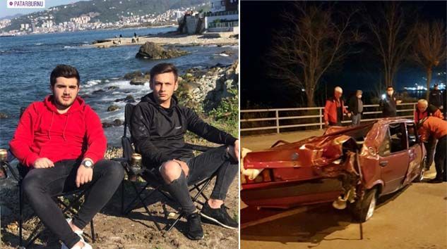 Giresun’da Yiğit Teke ve Emir Kağan Şenel trafik kazasında hayatını kaybetti