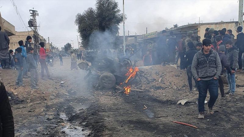 Tel Abyad’da teröristler bombalı araç patlattı