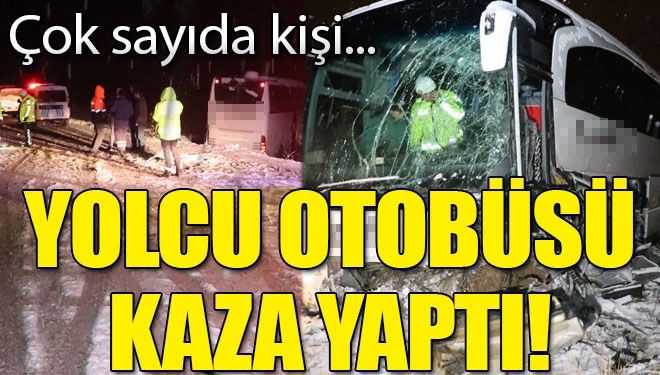 Erzincan’da feci kaza! Çok sayıda yaralı…