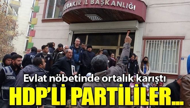 HDP il binası önünde gerginlik!