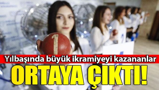 Yılbaşı talihlilerinden ikisi ikramiyesini aldı!