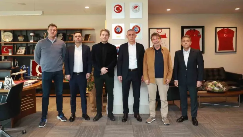 Göztepe Kulübü’nden, TFF Başkanı Hacıosmanoğlu’na ziyaret Göztepe Kulübü’nden, TFF Başkanı Hacıosmanoğlu’na ziyaret