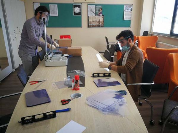 Marmara AİHL üç bin siperlik ve maske hazırladı